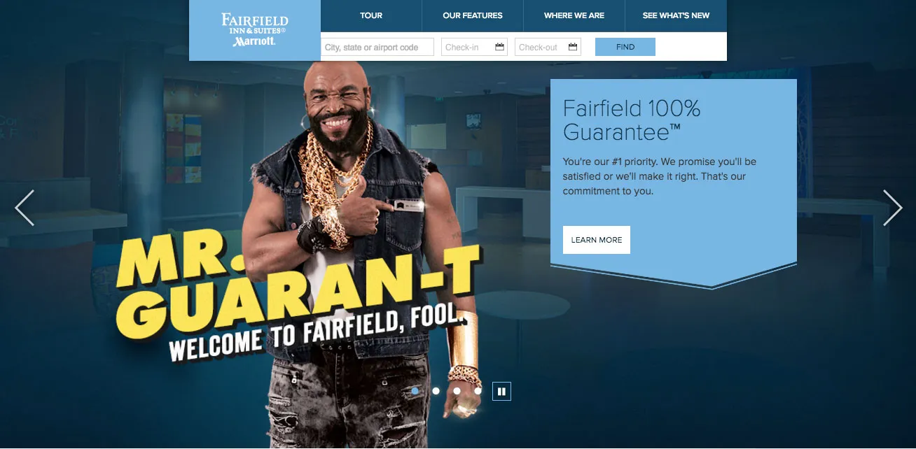 Fairfield website