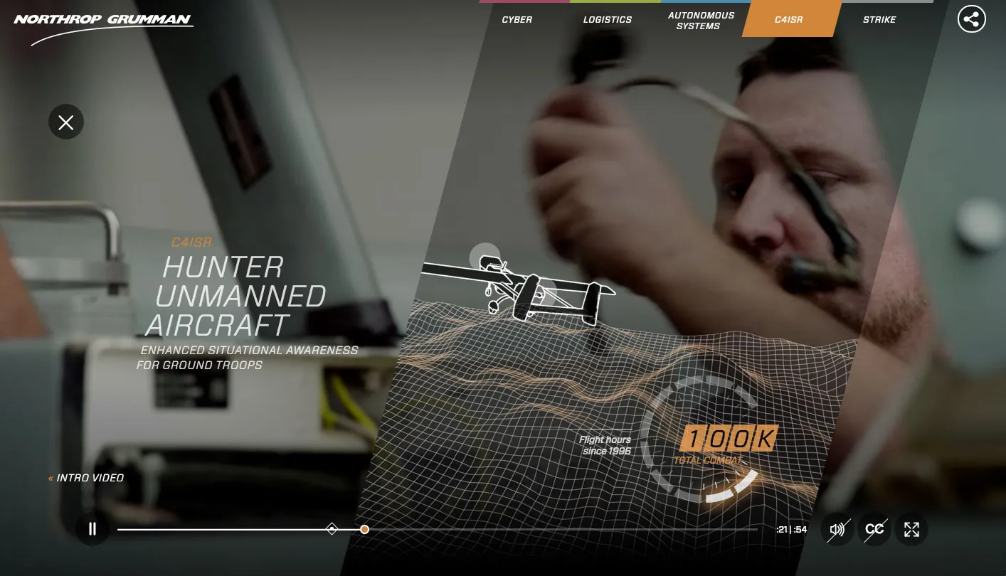 Northrop Grumman performance site