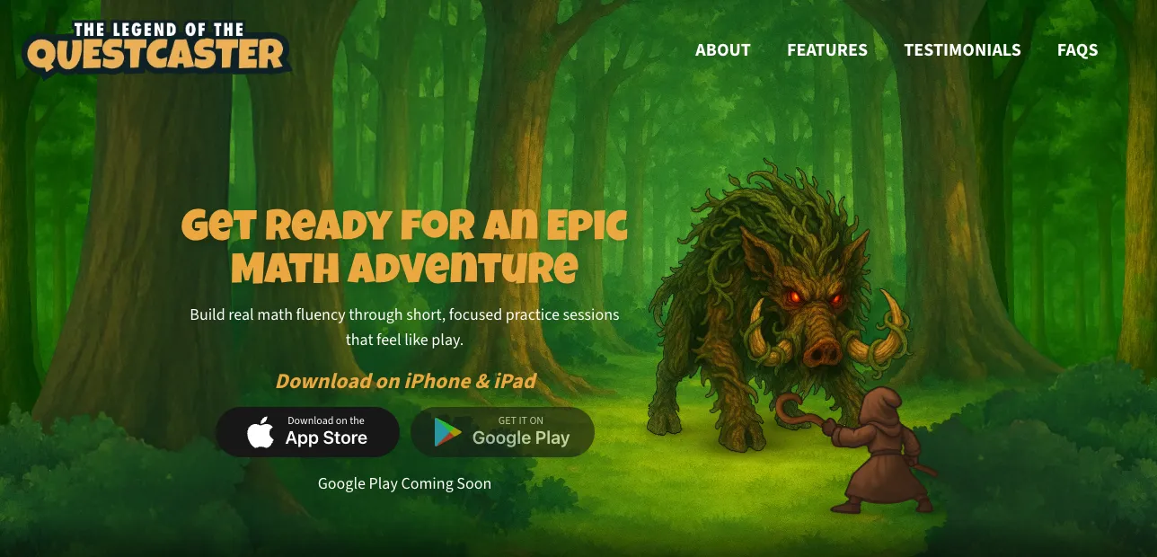Questcaster marketing site